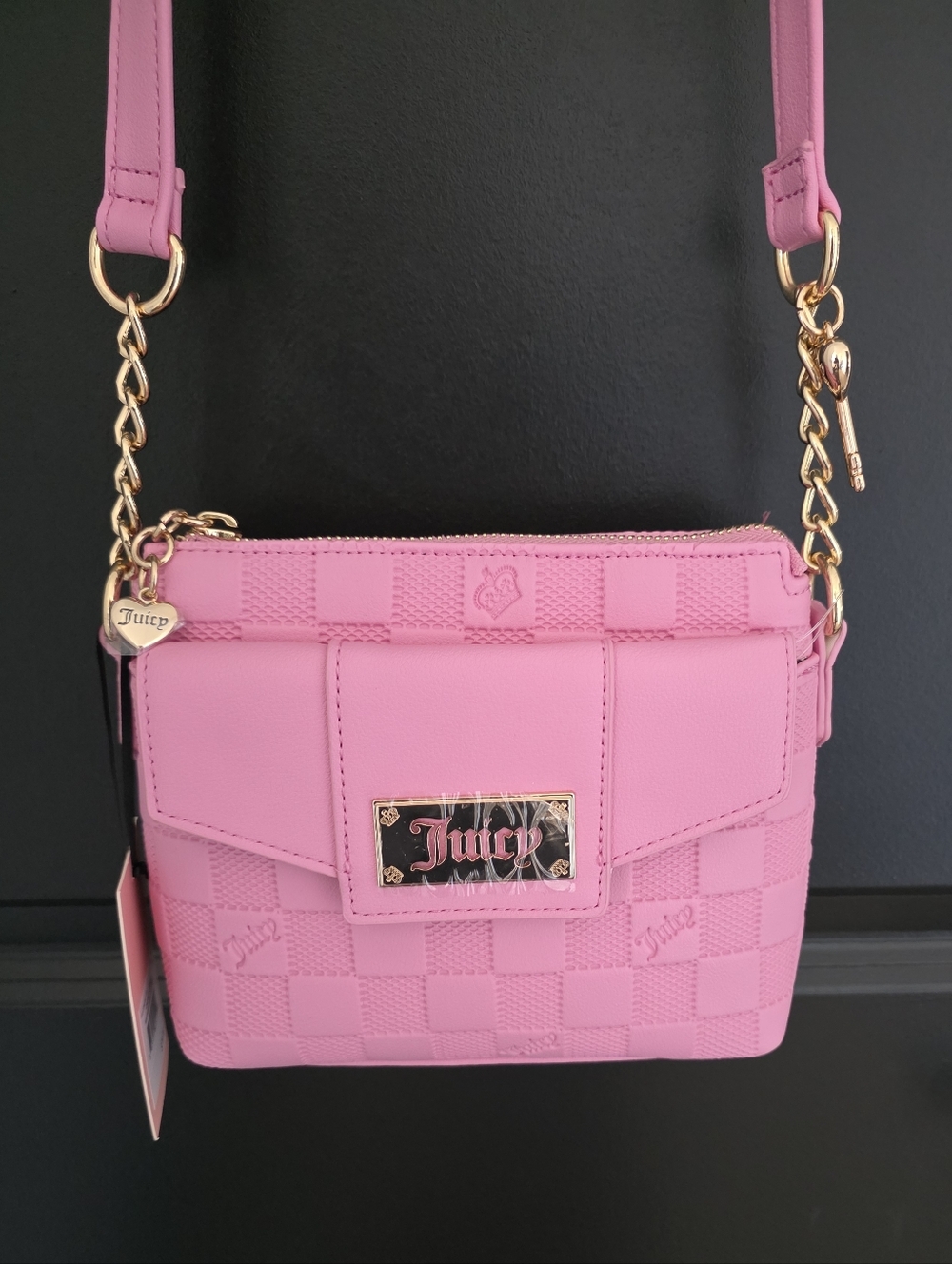 NWT Juicy Couture Miss Independent Crossbody - Cherry Blossom